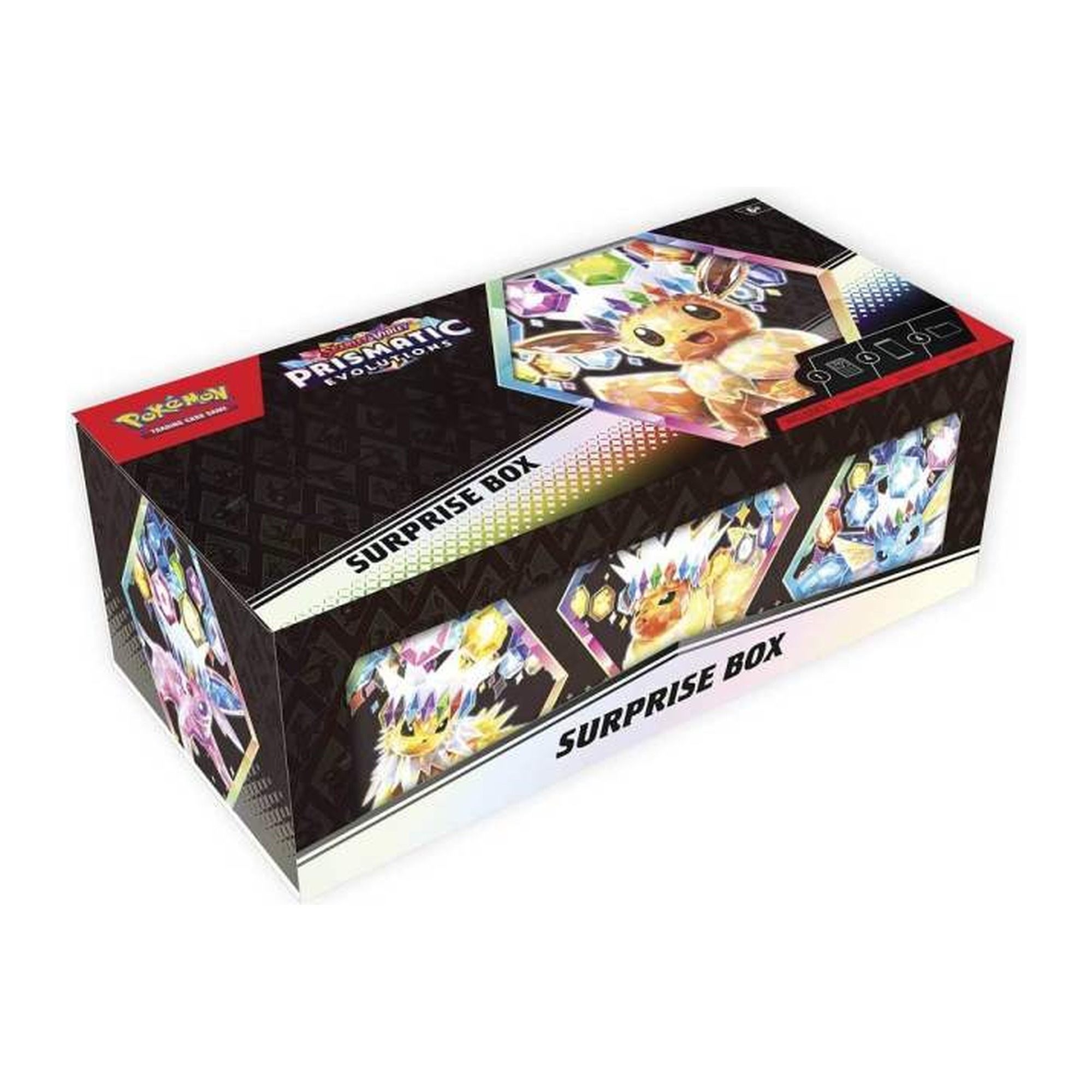 Sealed Pokémon TCG Prismatic Evolutions Surprise Box, English sealed case